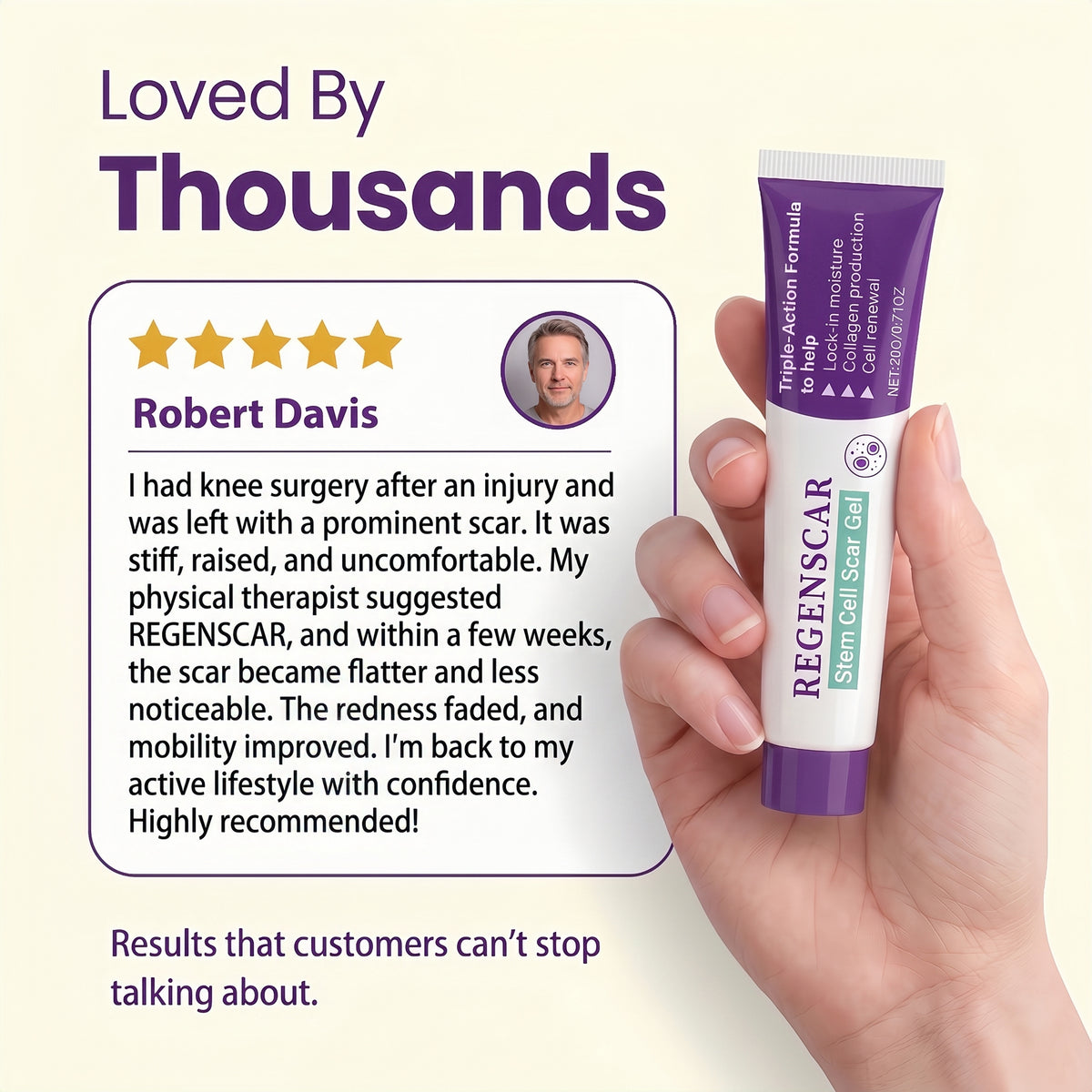 Regenscar Advanced Scar Treatment Knee Scars